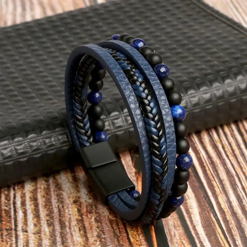 Classic Men's Leather Bracelet New Style